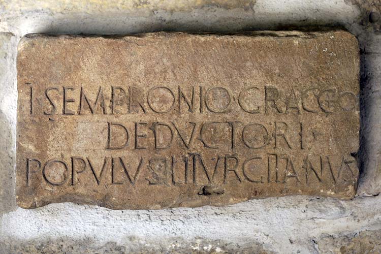 Restos romanos encontrados en el Palacio